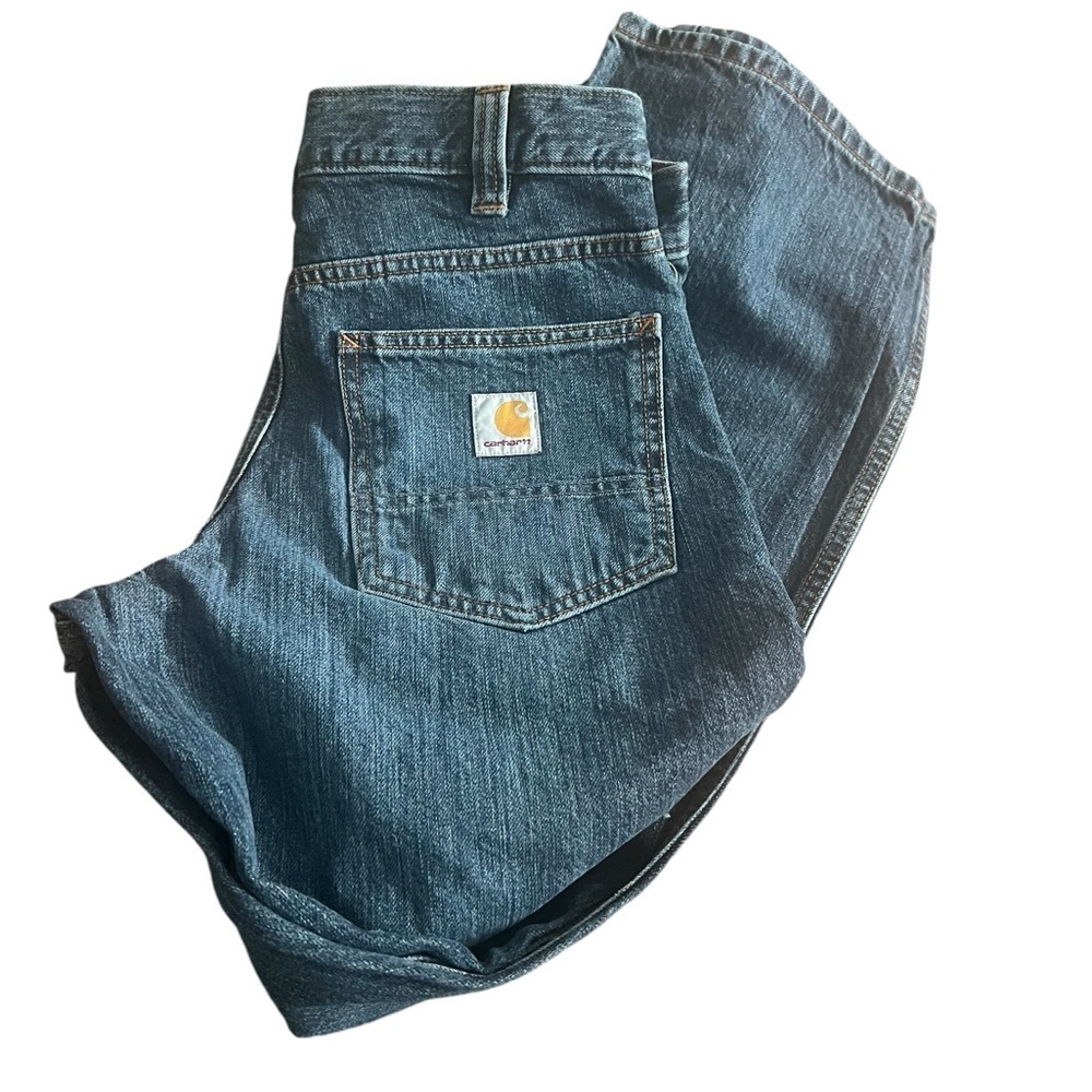 CARHARTT NWT Relaxed Fit 5–Pocket Jeans Size 28 x 30 - Picture 5 of 6
